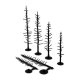 Tree Armatures - Pine -- 4 to 6′ 10.2 to 15.2cm pkg(44), All Scales, Woodland Scenics 1125