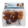 Deciduous Trees - Super Scenic Series -- Autumn 2 - 3′ 5.1 - 7.6cm pkg(10), All Scales, JTT Miniature Tree 92131