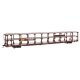 89′ Flatcar w/Tri-Level Open Auto Rack - Ready to Run -- Southern Pacific(TM) Rack St. Louis Southwestern(TM) Flatcar 84790, H