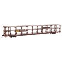 89′ Flatcar w/Tri-Level Open Auto Rack - Ready to Run -- Southern Pacific(TM) Rack St. Louis Southwestern(TM) Flatcar 84790, H