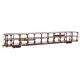 89′ Flatcar w/Tri-Level Open Auto Rack - Ready to Run -- Southern Pacific(TM) Rack St. Louis Southwestern(TM) Flatcar 84790, H