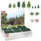 Mixed Tree Bulk Pack -- Mixed, Pine, Deciduous & Blooming pkg(204), All Scales, Busch Gmbh & Co Kg 6333