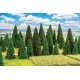 Fir Trees -- Assorted Sizes pkg(100), All Scales, Faller Gmbh 181543