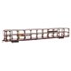 89′ Flatcar w/Tri-Level Open Auto Rack - Ready to Run -- Southern Pacific(TM) Rack St. Louis Southwestern(TM) Flatcar 84797, H