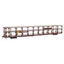 89′ Flatcar w/Tri-Level Open Auto Rack - Ready to Run -- Southern Pacific(TM) Rack St. Louis Southwestern(TM) Flatcar 84797, H