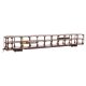 89′ Flatcar w/Tri-Level Open Auto Rack - Ready to Run -- Southern Pacific(TM) Rack St. Louis Southwestern(TM) Flatcar 84797, H