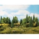 Mixed Forest Trees -- 5-1/2 - 7-1/16′ 14 - 18cm Tall pkg(6), All Scales, Noch Gmbh & Co 24622