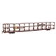 89′ Flatcar w/Tri-Level Open Auto Rack - Ready to Run -- Southern Pacific(TM) Rack St. Louis Southwestern(TM) Flatcar 84808, H