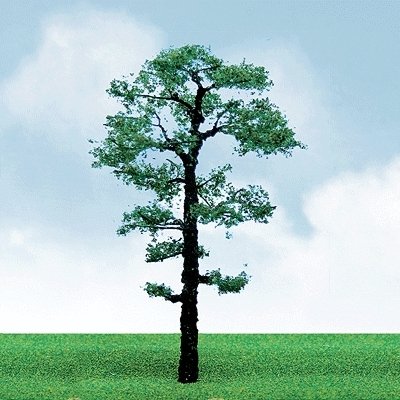 Pro-Elite Series Tree -- Scots Pine - 3-1/2 to 4′ 8.9 to 10.2cm Tall pkg(2), HO, JTT Miniature Tree 92312