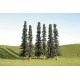 SceneScapes(TM) Layout-Ready Trees -- Conifer Trees 8-10′ pkg(3), O, Bachmann Industries 32203