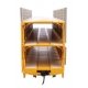 89′ Flatcar w/Tri-Level Shielded Auto Rack - Ready to Run -- Chesapeake & Ohio 850470, TTKX Flatcar (yellow), HO, WalthersMain