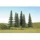 Spruce Trees - SceneScapes(TM) -- 5 to 6′ 12.7 to 15.2cm pkg(6), HO, Bachmann Industries 32004