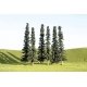 SceneScapes(TM) Layout-Ready Trees -- Conifer Trees 3-4′ pkg(9), N, Bachmann Industries 32103