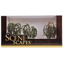 Willow Trees - SceneScapes(TM) -- 3 - 3-1/2′ 7.6 - 8.9cm pkg(3), HO, Bachmann Industries 32014