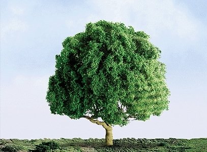 Oak Trees - Professional Series -- 1-1/2′ 3.8cm pkg(4), N, JTT Miniature Tree 94261