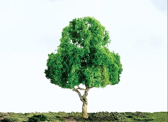 Deciduous Trees - Professional Series -- 1-1/2′ 3.8cm pkg(4), N, JTT Miniature Tree 94297