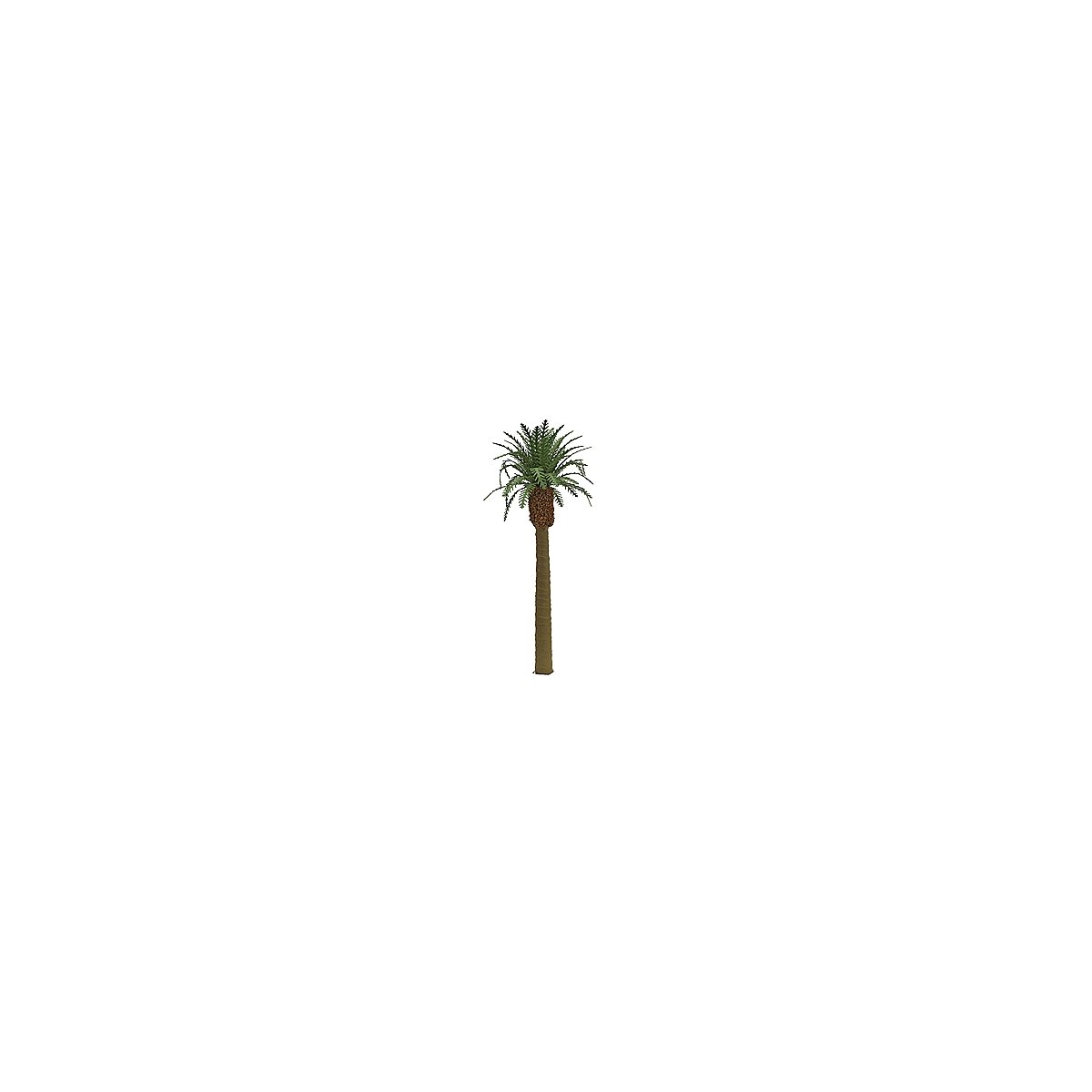 Professional Series Phoenix Palm Tree -- 8′ 20.3cm Tall, O, JTT Miniature Tree 96045