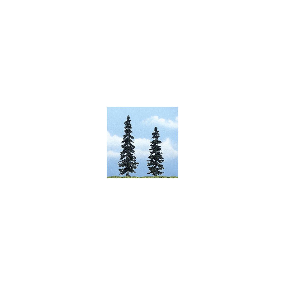 Ready Made Premium Trees(TM) -- Spruce - 1 Each: 4-7/8 & 4′ 12.4 & 10.2cm, All Scales, Woodland Scenics 1621