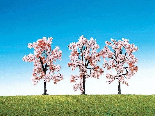 Trees - Deciduouses -- Cherry pkg(3), All Scales, Faller Gmbh 181406