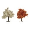 Trees -- Red Tree - 75mm - Package of 2, HO, Busch Gmbh & Co Kg 6843