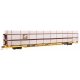 89′ Flatcar w/Tri-Level Shielded Auto Rack - Ready to Run -- Conrail 850245, TTKX Flatcar (yellow), HO, WalthersMainline 8309