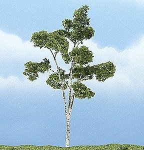 Ready Made Premium Trees(TM) - Deciduous -- Paper Birch - 4-1/2′ 11.4cm, All Scales, Woodland Scenics 1616
