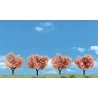 Flowering Trees - Woodland Classics(TM) Ready Made Trees(TM) -- 2-3′ 5.1-7.6cm pkg(4), All Scales, Woodland Scenics 3593