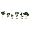Deciduous Trees - Super Scenic Series -- Green 1-1/2 - 2′ 3.8 - 5.1cm pkg(10), All Scales, JTT Miniature Tree 92128