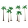 Palm Trees - Super Scenic Series -- 3 to 5′ 7.6 to 12.7cm pkg(6), All Scales, JTT Miniature Tree 92136
