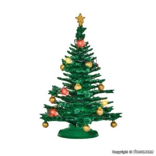 Lighted Christmas Tree -- 1-1/8′ 2.9cm, All Scales, Viessmann Modellspielwaren 5831