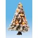 Snow-Covered Christmas Tree with 10 LEDs -- 2′ 5cm Tall, All Scales, Noch Gmbh & Co 22110
