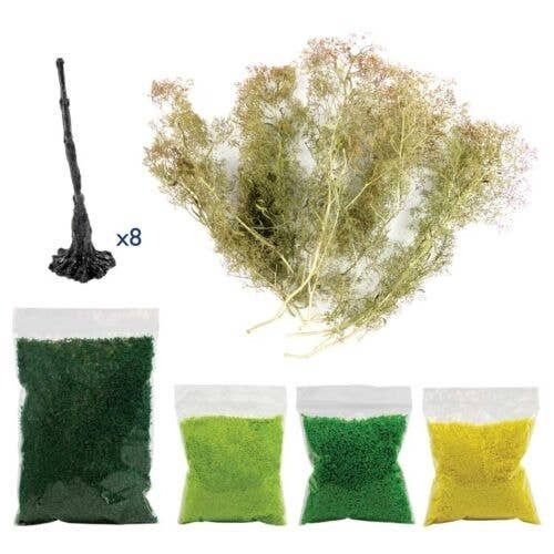 Realistic Tree Making Kit -- Summer, All Scales, Peco WSLF060