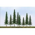 Spruce Trees -- 4 to 6′ 10.2 to 15.2cm pkg(24), HO, JTT Miniature Tree 92027