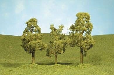 SceneScapes(TM) Layout-Ready Trees -- Sycamore Trees 8′ pkg(2), O, Bachmann Industries 32209