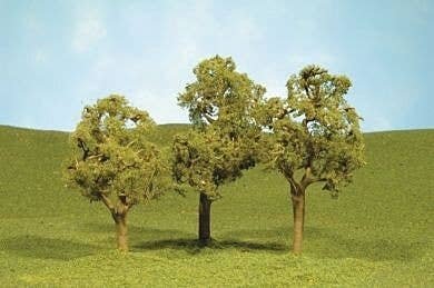 SceneScapes(TM) Layout-Ready Trees -- Elm Trees 5-1/2′ pkg(2), O, Bachmann Industries 32208