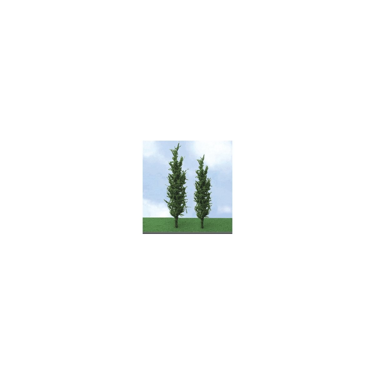 Poplar Trees - Pro Elite -- 2-3/4 - 3-1/2′ 5.7 - 8.9cm pkg(3), N, JTT Miniature Tree 92218