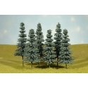 Blue Spruce Trees - SceneScapes(TM) -- 8 - 10′ 20.3 - 25.4cm Tall pkg(3), All Scales, Bachmann Industries 32212