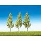 Top Series Trees -- White Birch - 5-3/16′ 13cm Tall pkg(3), HO, Faller Gmbh 181372