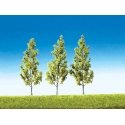 Top Series Trees -- White Birch - 5-3/16′ 13cm Tall pkg(3), HO, Faller Gmbh 181372