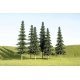 SceneScapes(TM) Layout-Ready Trees -- Spruce Trees 3-4′ pkg(9), N, Bachmann Industries 32104
