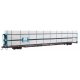 89′ Flatcar w/Tri-Level Shielded Auto Rack - Ready to Run -- Boston & Maine 908827, TTKX Flatcar (brown), HO, WalthersMainline