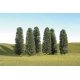 Cedar Trees - SceneScapes(TM) -- 5 to 6′ 12.7 to 15.2cm pkg(6), HO, Bachmann Industries 32005