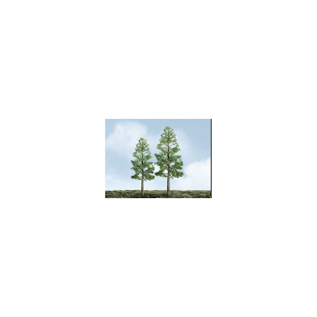 Pine Trees - Professional Series -- 4′ 10.2cm pkg(2), HO, JTT Miniature Tree 94294