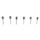Palm Trees - Professional Series -- 1-1/2′ 3.8cm pkg(6), Z, JTT Miniature Tree 94235