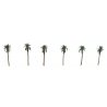 Palm Trees - Professional Series -- 1-1/2′ 3.8cm pkg(6), Z, JTT Miniature Tree 94235
