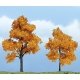 Ready Made Premium Trees(TM) - Deciduous -- Fall Maple - 1 Each: 3-1/4 & 2-1/2′ 8.3 & 6, All Scales, Woodland Scenics 1604