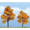 Ready Made Premium Trees(TM) - Deciduous -- Fall Maple - 1 Each: 3-1/4 & 2-1/2′ 8.3 & 6, All Scales, Woodland Scenics 1604