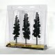 Ready Made Realistic Trees(TM) - Pines -- Conifer Green - 6 to 7′ 15.2 to 17.8cm pkg(3), All Scales, Woodland Scenics 1562