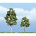 Ready Made Premium Trees(TM) - Deciduous -- Aspen - 1 Each: 2-1/4 & 2-3/4′ 5.7 & 7cm, All Scales, Woodland Scenics 1612