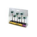 Scene-A-Rama(TM) Diorama Trees -- Palm Trees pkg(6) - 4 to 5′ 10.2 to 12.7cm, HO, Woodland Scenics 4152
